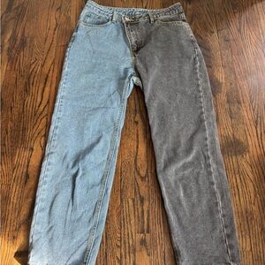 SHEIN Blue and Gray Denim Jeans
